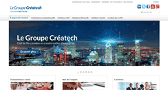 Desktop Screenshot of groupecreatech.com