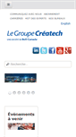 Mobile Screenshot of groupecreatech.com