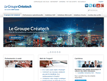Tablet Screenshot of groupecreatech.com